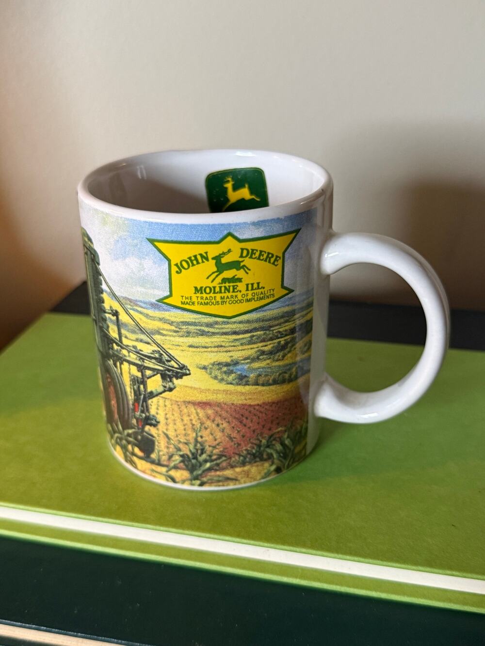 officially licensed vintage John Deere coffee mug by Gibson Overseas, Inc